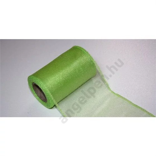 ORGANZA, 11cm/10m, ÉLÉNK ALMAZÖLD 367