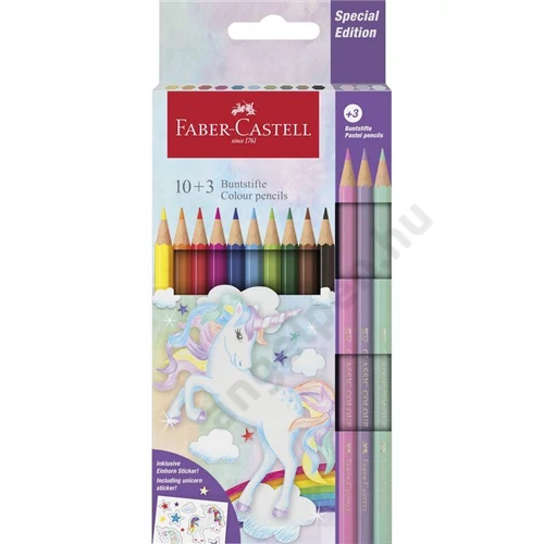  Faber-Castell színes ceruza készlet 10+3db-os kastélyos UNIKORNIS 2024