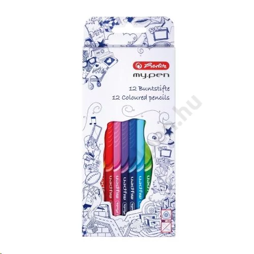 Herlitz színes ceruza / 12 szín Trio my.pen
