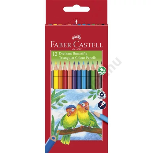 Színesceruza Faber-Castell ECO háromszög 12db-os