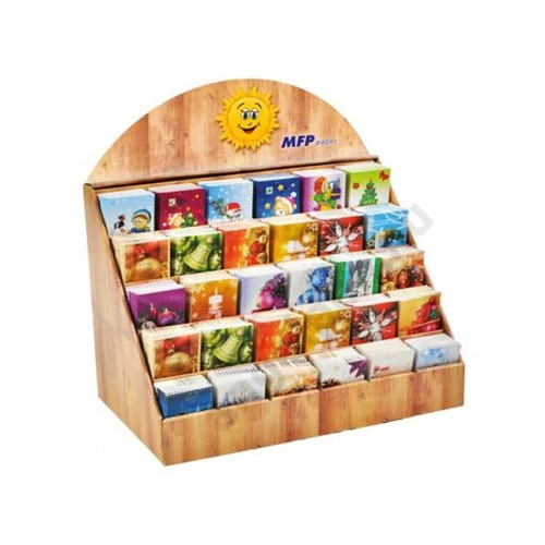 Ajándékkísérő kártyák, karácsonyi, állványban 900db/display