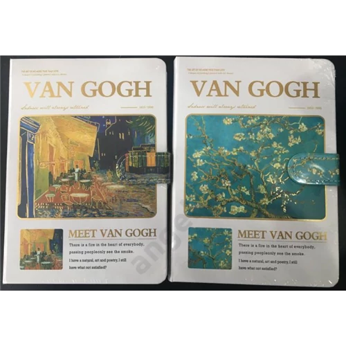 Napló A/6  mágneszáras VAN GOGH