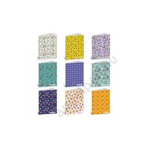 Füzet BLASETTI A/4 100g kemény fedeles vonalas 50l Pattern  2025 /10 db/csg/ 9116