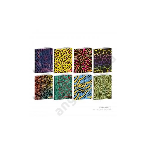 Füzet BLASETTI A/4 100g kockás 50lap  WILD COLORS 2025 (10db/csg)  8896