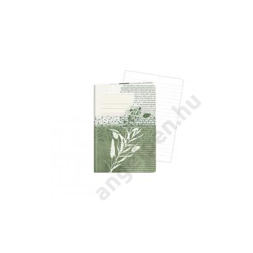 Füzet ARGUS A/6 40 lapos vonalas zöld levél 1598-0409-2