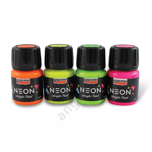 Neon akrilfesték 30 ml sárga