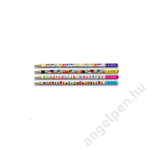 Grafit ceruza ADEL kerek Betűk/Letters HB  1130-675 (674)
