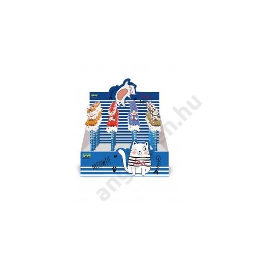 Grafit ceruza LEBEZ radíros Meow /24db/disp/ 81523
