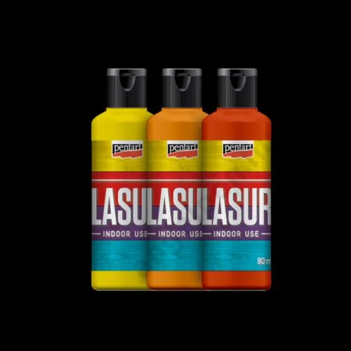 Lazúr 80 ml piros