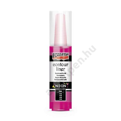 Kontúrozó festék 20 ml neon pink