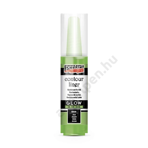 Kontúrozó festék 20 ml glow zöld