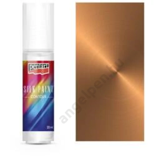 Kontúrozó selyemhez 20 ml bronz