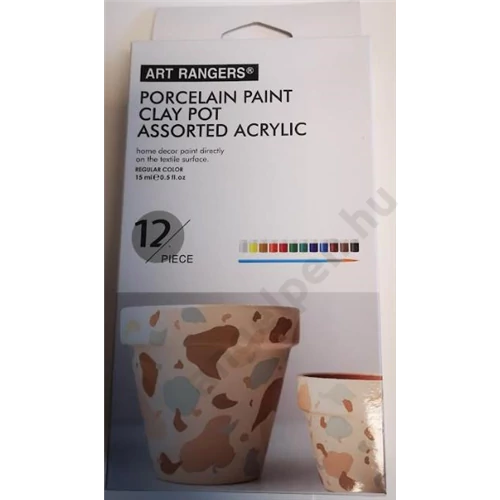 Porcelán festék 15 ml 12 szín