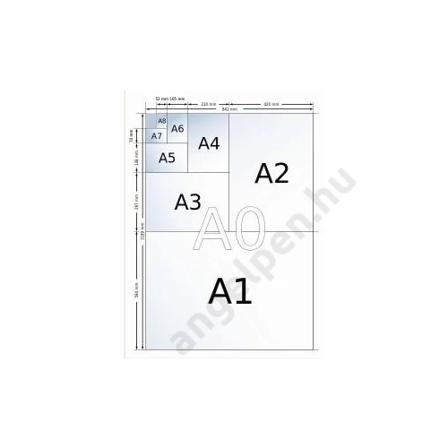 Műszaki rajzlap A/4 180g 250 ív/cs