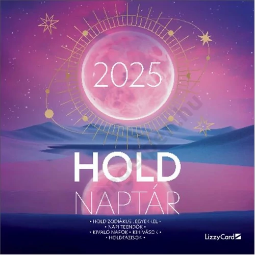 Falinaptár lemez nagy 2025 Hold