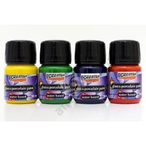 Üveg és porcelánfesték 30 ml barna