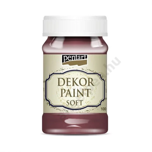 Dekorfesték lágy 100ml burgundi vörös