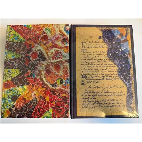 Füzet Notesz A5 128 lapos  Gaudi  színes, mintás lapokkal  icu-2602