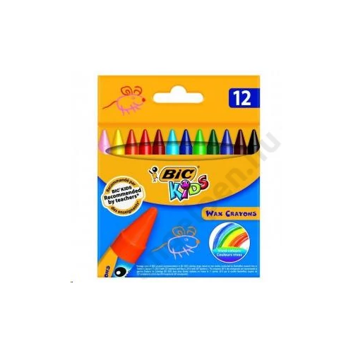 Zsírkréta 12/klt BIC Wax Crayons 927829