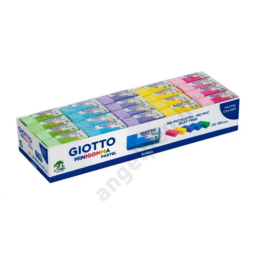 Radír Minigomma PASTEL Giotto 60 db-os