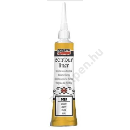 Kontúrozó festék 20 ml arany