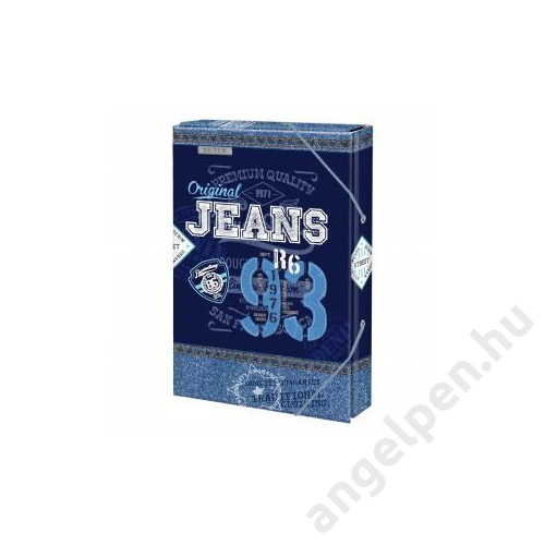 Füzetbox ARGUS A/4 Blue, original jeans 1231-0288,0288/1