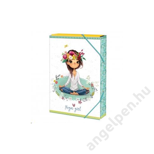 Füzetbox  ARGUS A/4 Yoga girl 1231-0311