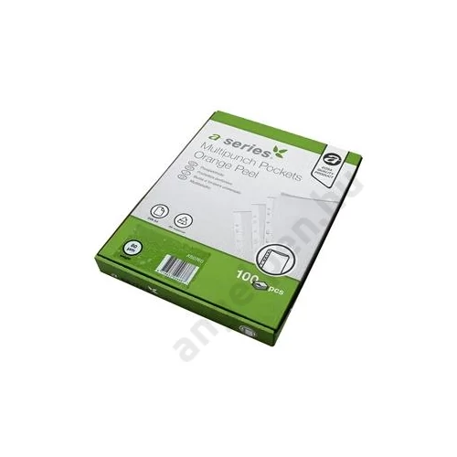Genotherm lefűzhető, A4, 80 micron narancsos 100 db/doboz, A-Series