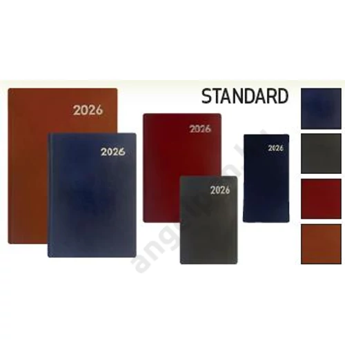 Heti agenda SZEKSZÁRD A/4 2026 BALACRON bordó