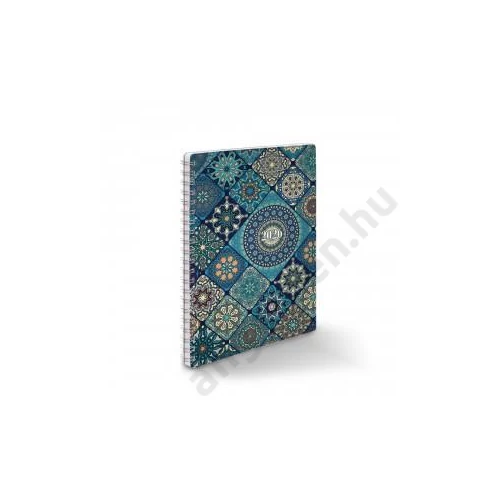 Heti agenda spirálozott REALSYSTEM A/5 2026 mozaik 52