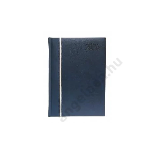 Napi agenda OFFICE 21 A/5 2026 függőlegesen varrott kék/sötétkék