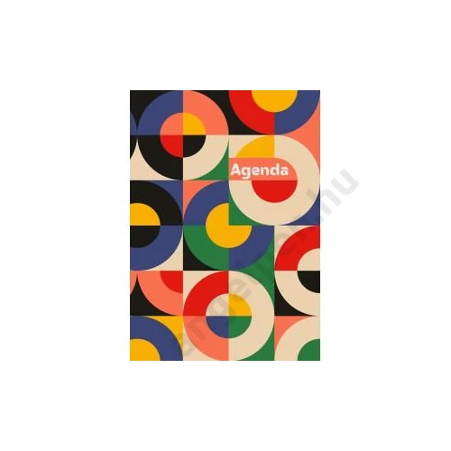 Napi agenda A/5 2026 COLORS Retro