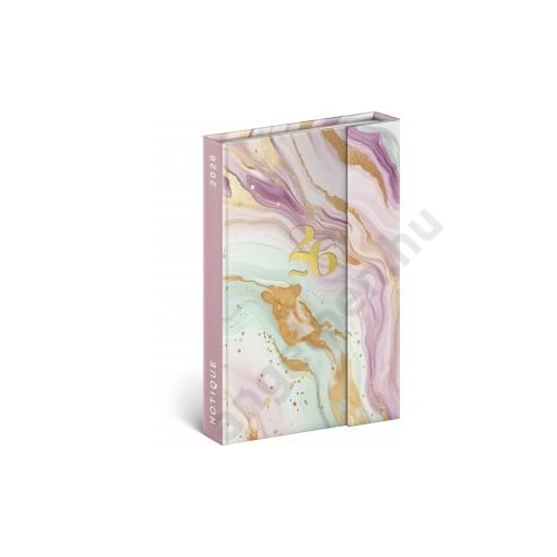 Heti agenda REALSYSTEM B/6 2026 MAGNETIC Pink Marble 35543