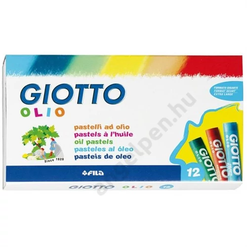 Olaj-pasztellkréta 12-es 11 mm Giotto (akasztható)
