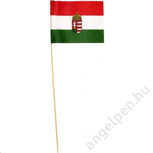 Zászló papír MAGYAR címeres 50 db/csomag