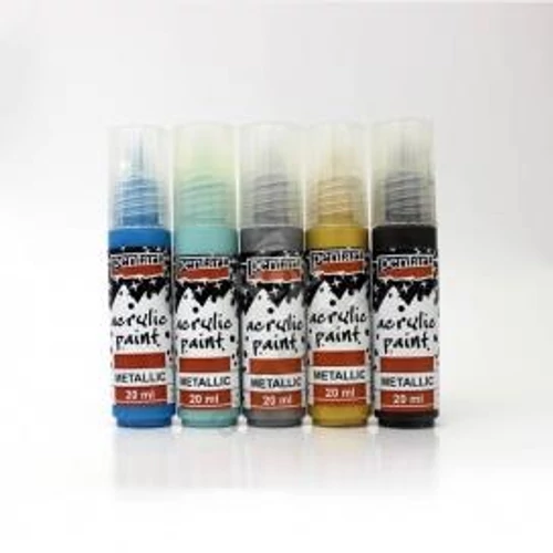 Metál akrilfesték 20 ml antikréz