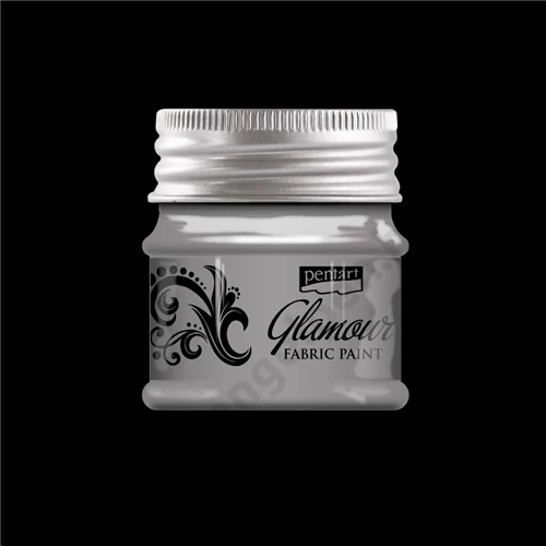 Glamour textil- és bőrfesték 50 ml ezüst