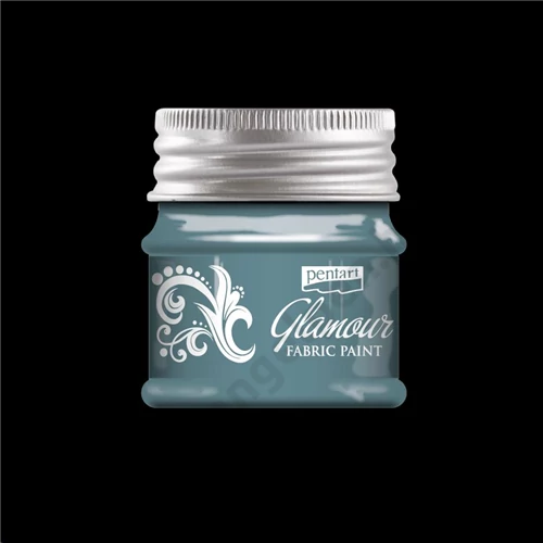 Glamour textil- és bőrfesték 50 ml türkizezüst