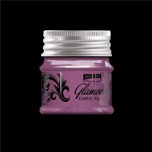 Glamour textil- és bőrfesték 50 ml rózsaezüst