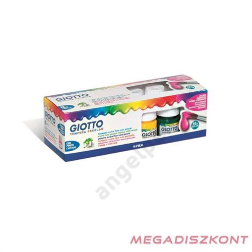 Tempera Giotto tégelyes 25 ml 12 szín