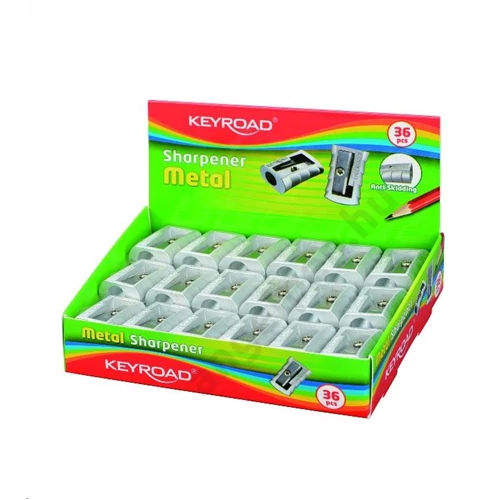 Hegyező 1 lyukú fém 36 db/display Keyroad Metal