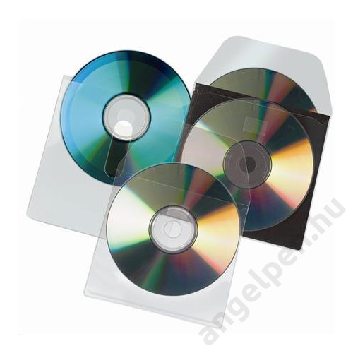 CD tartó zseb, füllel ellátott, öntapadó, 127x127 mm, 3L