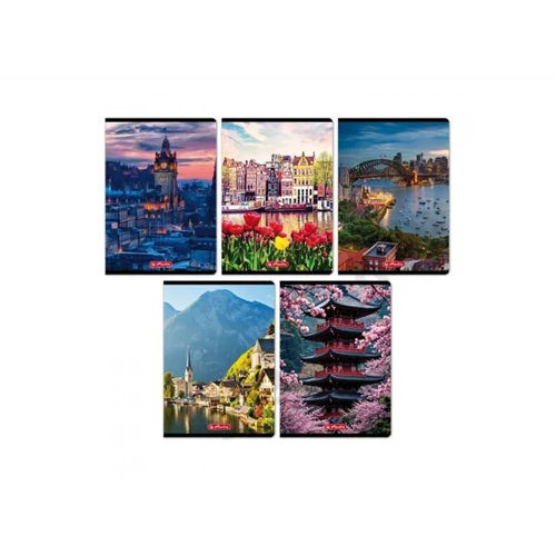 Herlitz füzet A5/27-32 kockás City