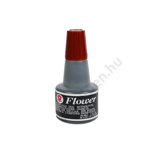 Bélyegzőfesték 30ml piros BLUERING FLOWER