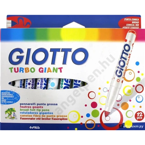 Filckészlet Giotto Turbo Giant 12-es