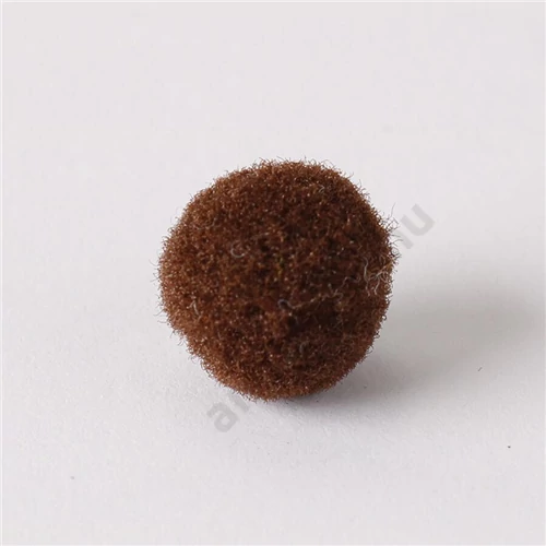 Zsenília pompon 1 cm sötétbarna 100db/cs