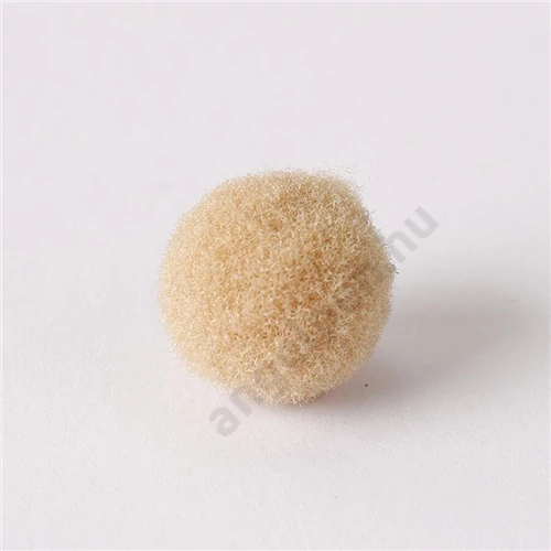 Zsenília pompon 1 cm világosbarna 100db/cs