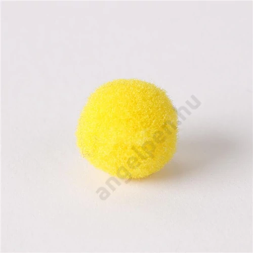Zsenília pompon 1 cm mustársárga 100db/cs