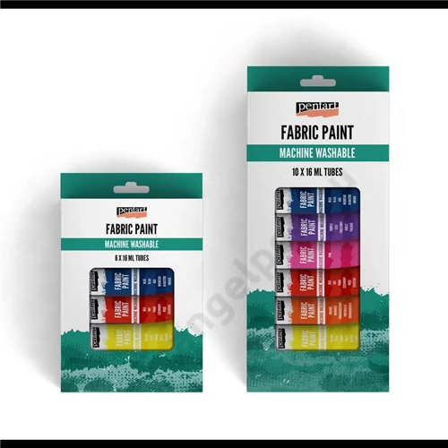 TEXTILFESTÉK SZETT 10 szín x 16 ml / tubus