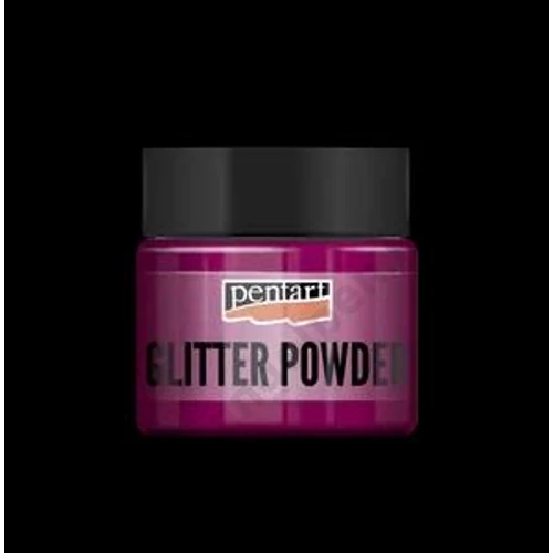 Színes csillámpor, 19 g pink